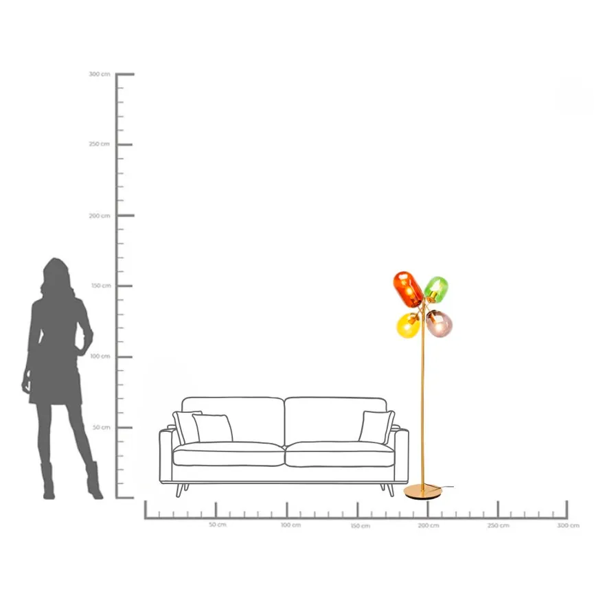 Stehleuchte "Balloon Dance" detail