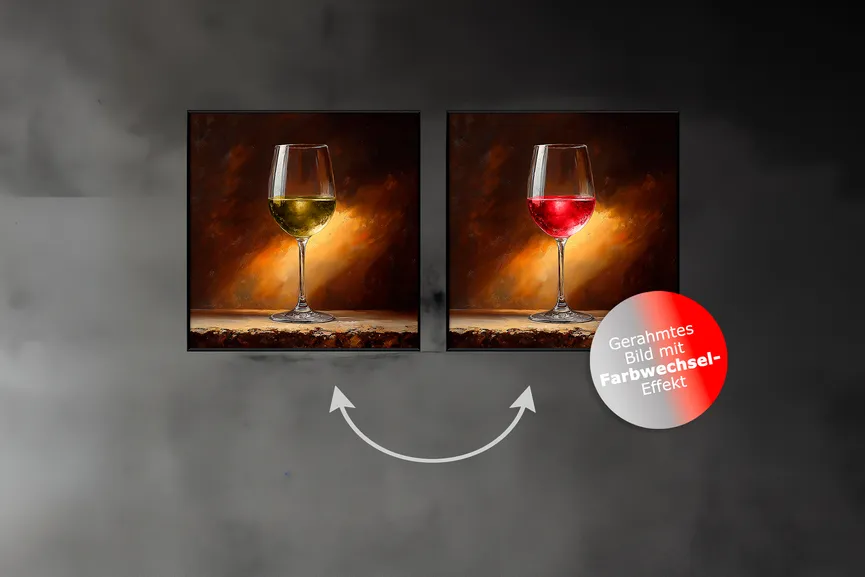 Wandbild "Shimmering Wine I" milieu