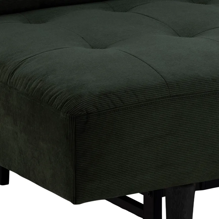 Schlafsofa Füße schwarz detail