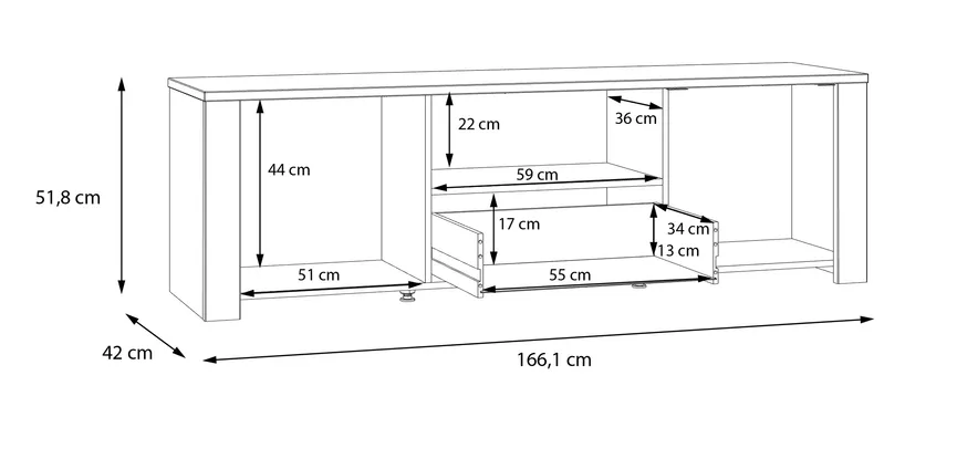 TV-Lowboard detail