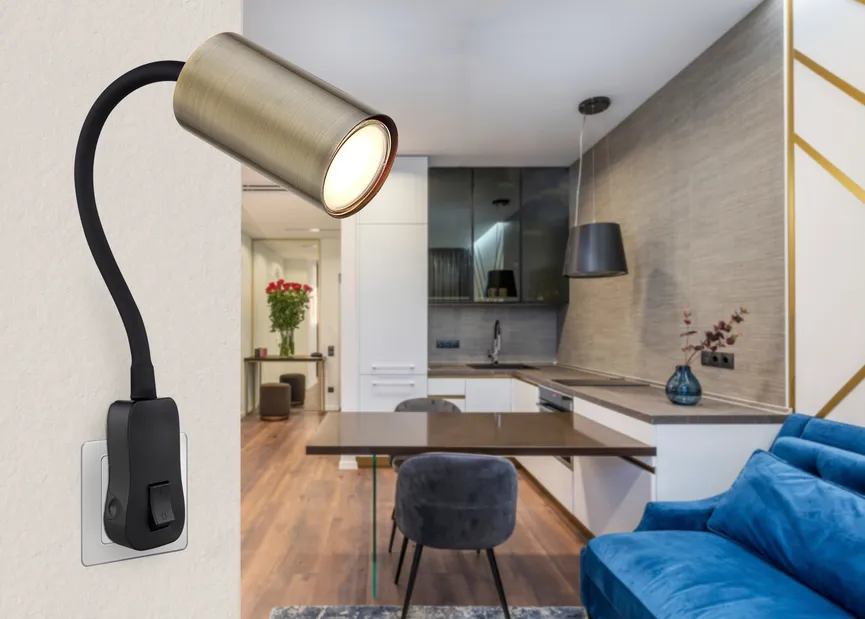 Steckerleuchte "Robby" milieu