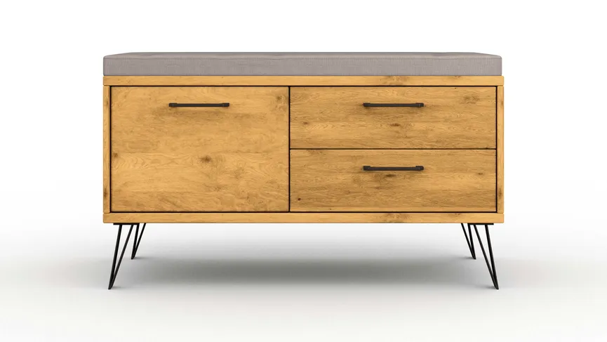 Garderobenbank detail