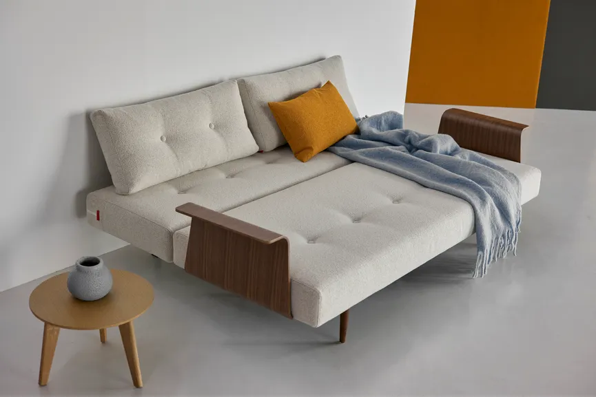 Sofa+AL dunkles Holz detail