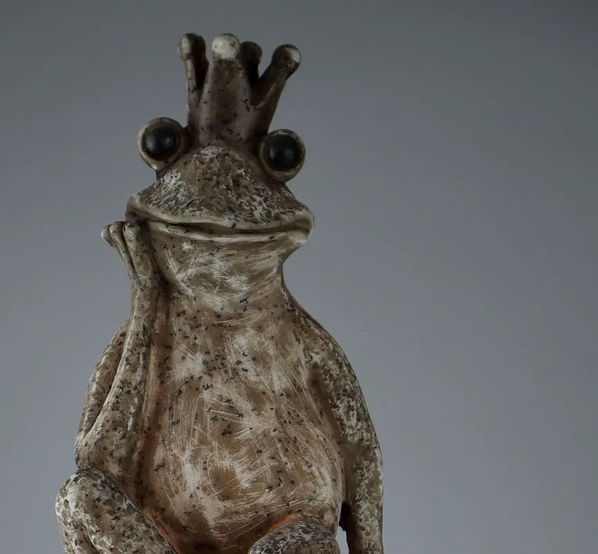 Bodenleuchte "Frosch" detail