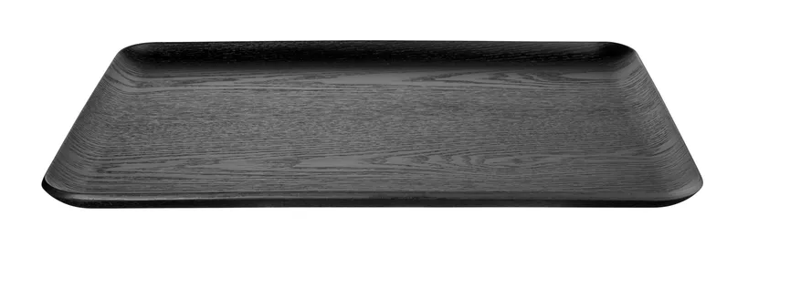 Tablett "Wood" schwarz hauptaufnahme