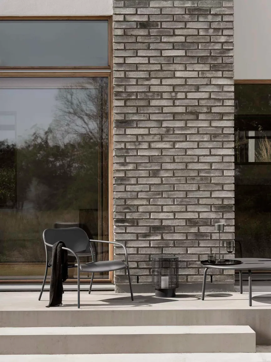 Tablett "Peasy" black L milieu