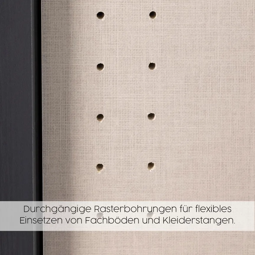 Schwebetürenschrank 3-trg. detail