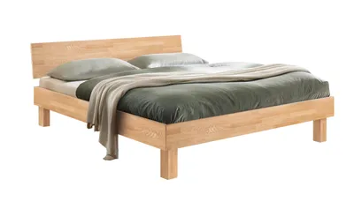 Massivholzbett