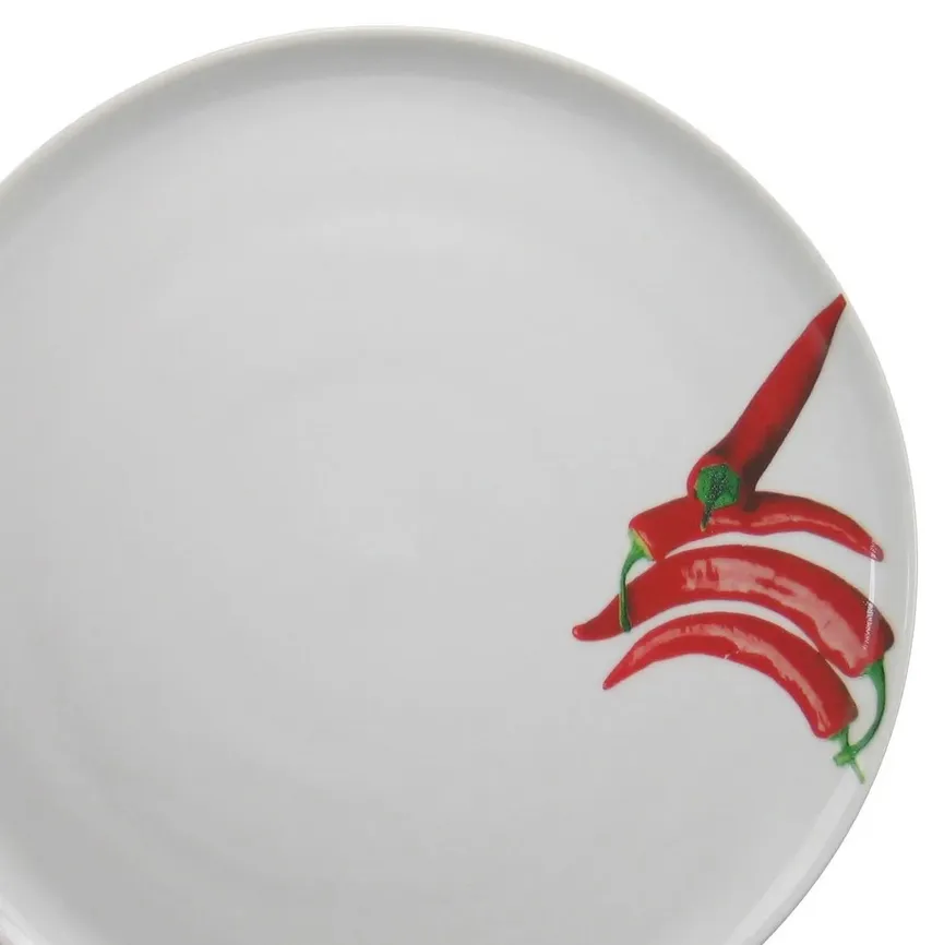 Pizzateller "Europa" Chili detail