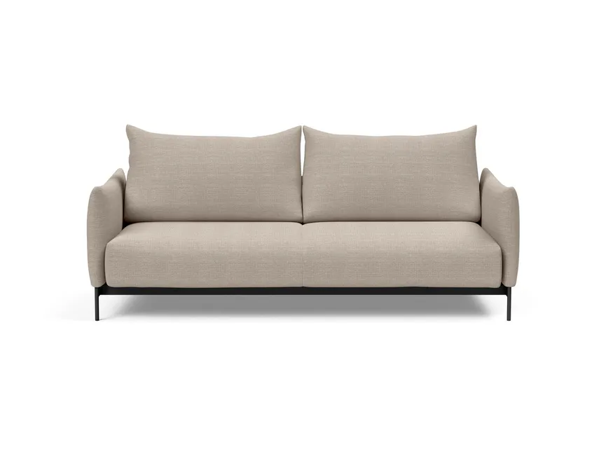 Klappsofa Metall schwarz detail