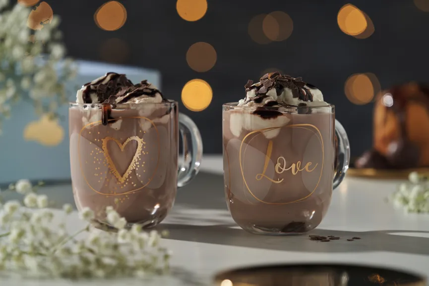 Becher "Love" 2er-Set milieu