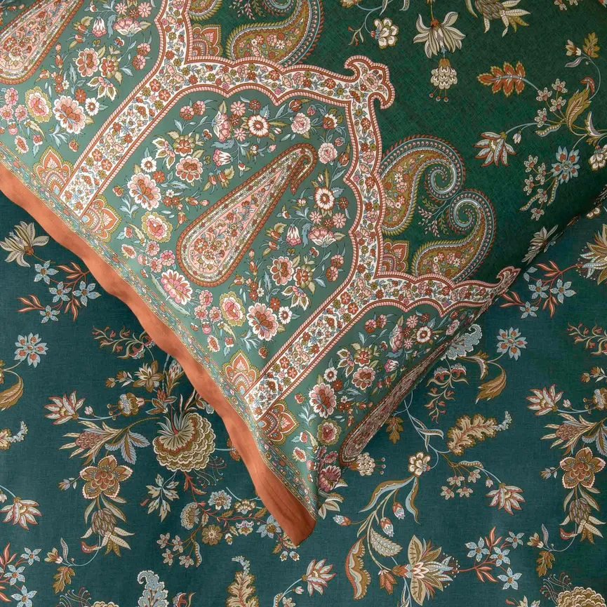 Satin-Bettw.Indian Rose 135200 detail