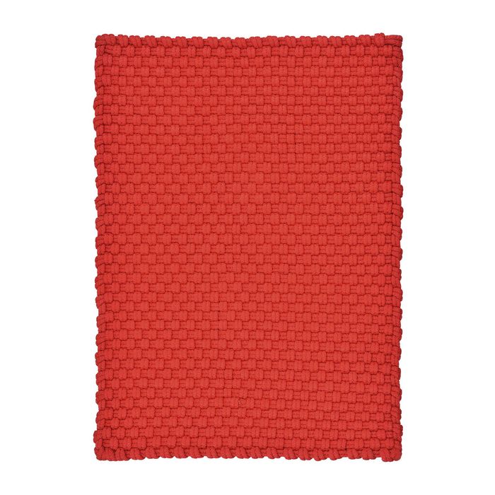 pad Outdoorteppich Rot Uni 140 x 200 cm
