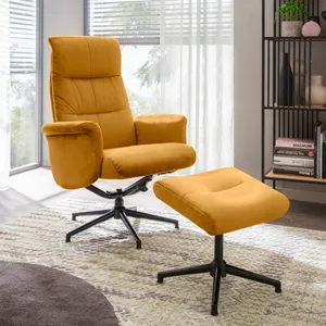 Sessel mit Hocker