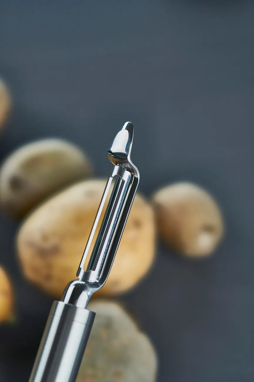 Pendelschäler "Pro" silber milieu