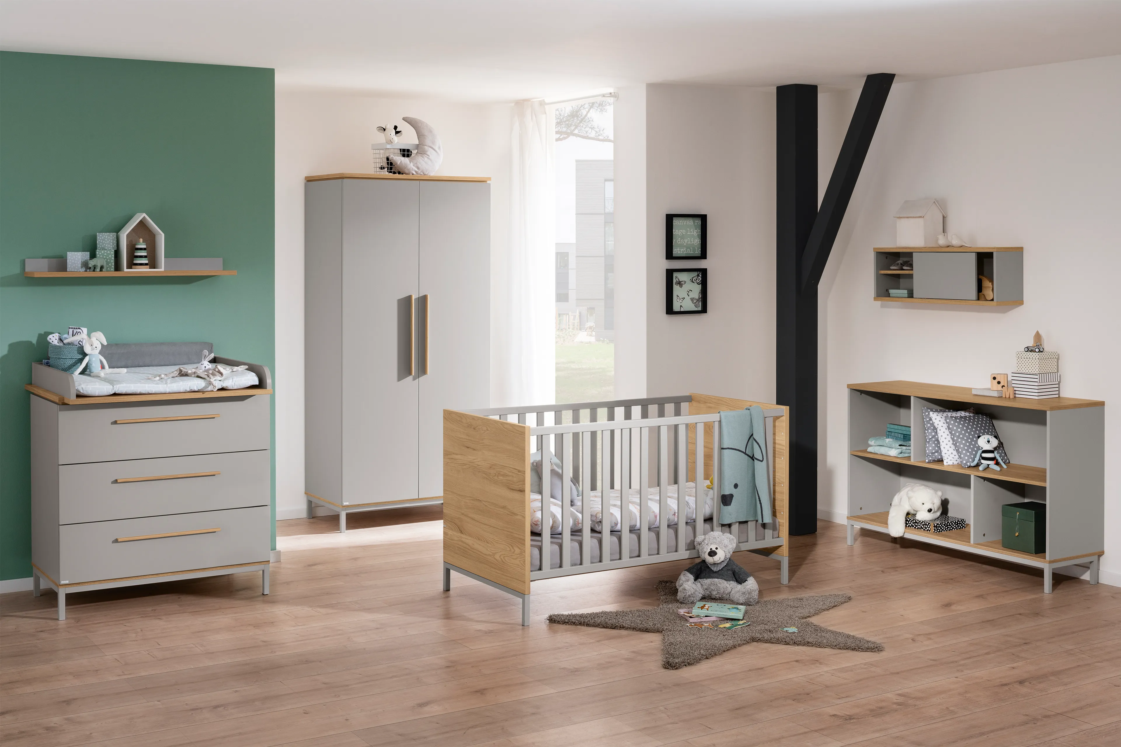 Kleiderschrank Benne 95 x 202 cm