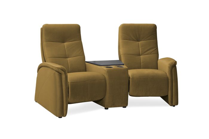 Exxpo by Gala Rundsofa mit Zwischentisch Gold Tivoli