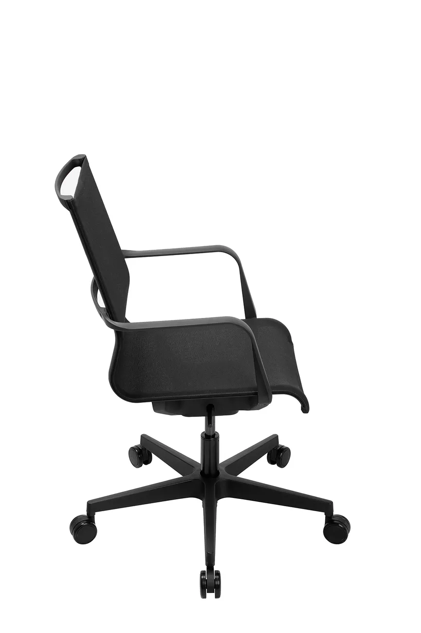 Drehstuhl schwarz detail