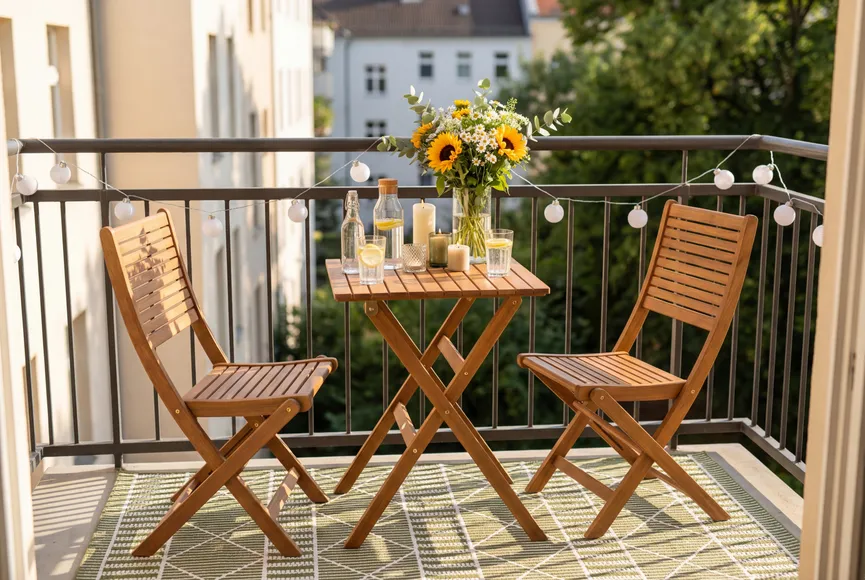 ** Balkon-Set milieu