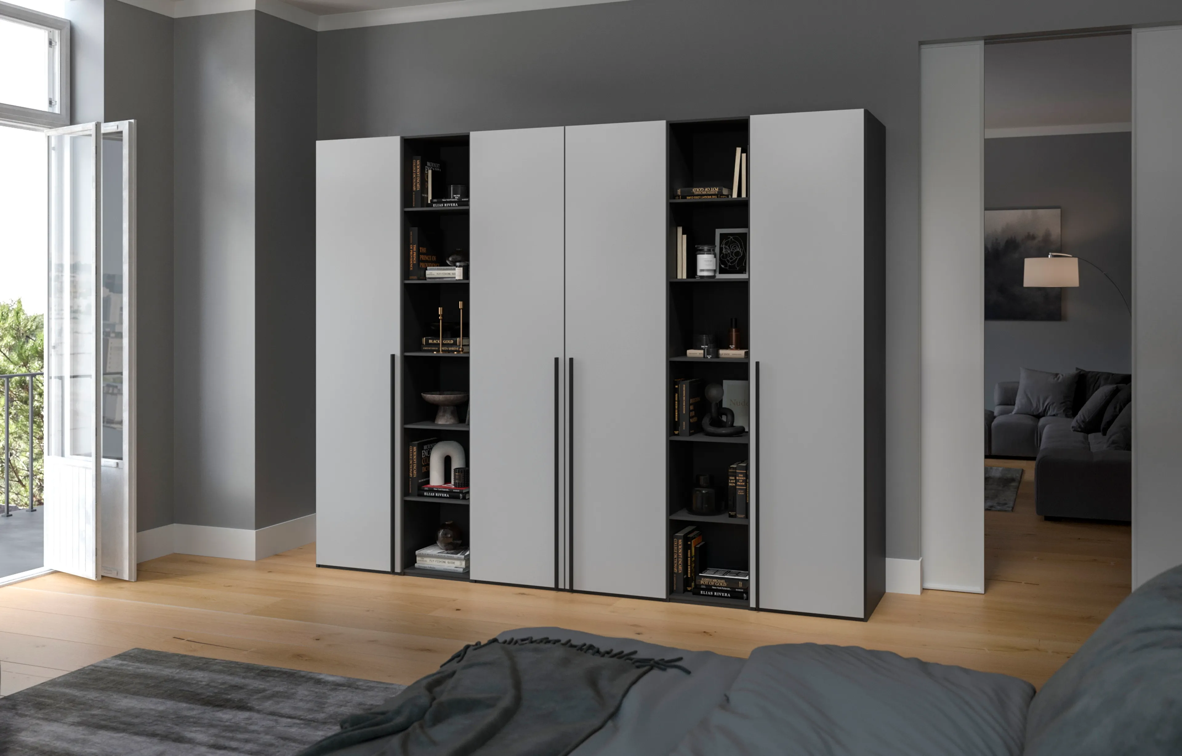 Kleiderschrank Longline 280 x 220 cm