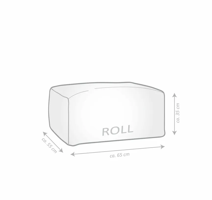 Hocker Roll Shara detail
