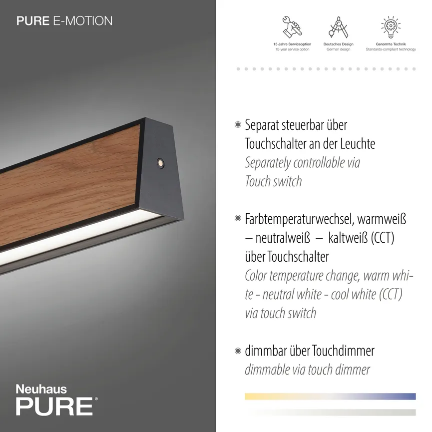 Pendelleuchte "PURE-Motion" detail