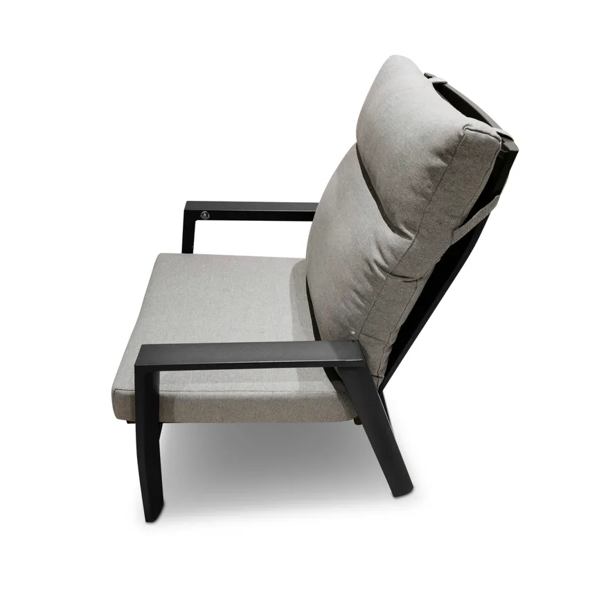 Loungesessel Grau detail