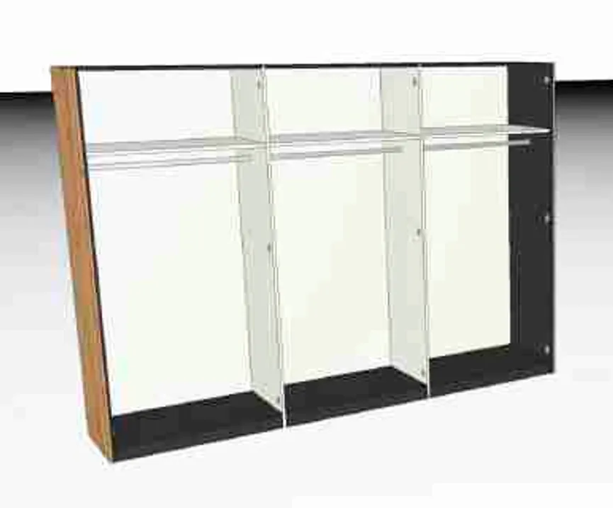 Drehtürenschrank 6-trg. detail