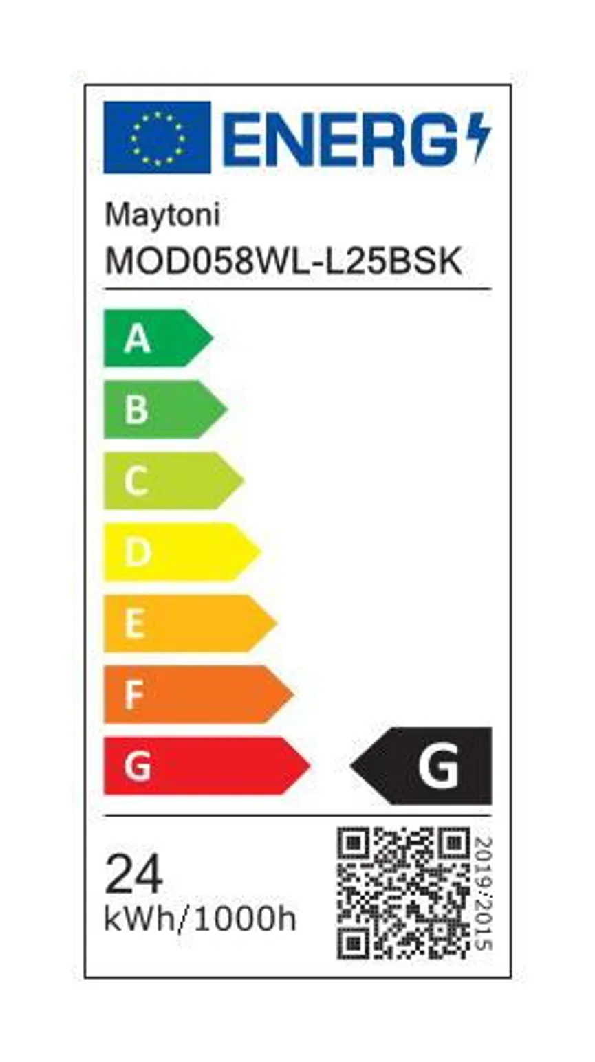 LED-Wandleuchte "Rim" energielabel