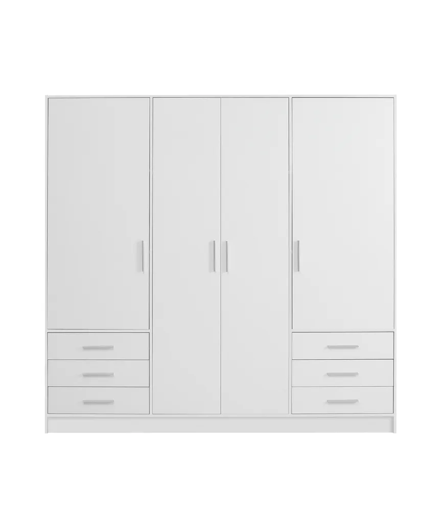 Drehtürenschrank 4-trg. detail