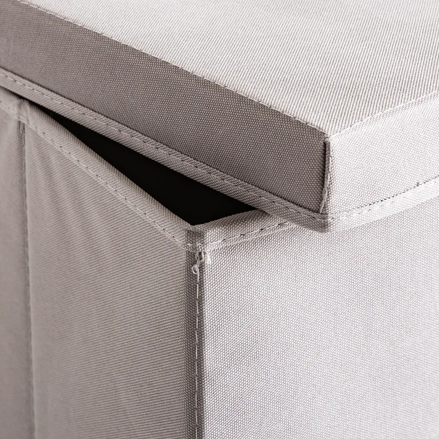 Aufbewahrungsbox dunkelgrau detail