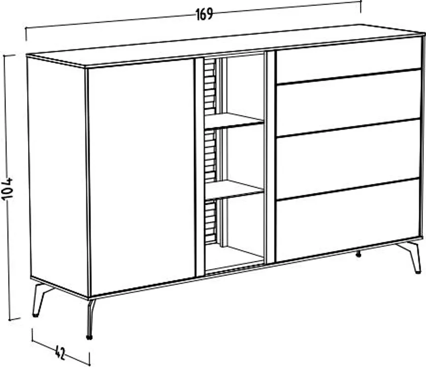 Sideboard 169cm detail
