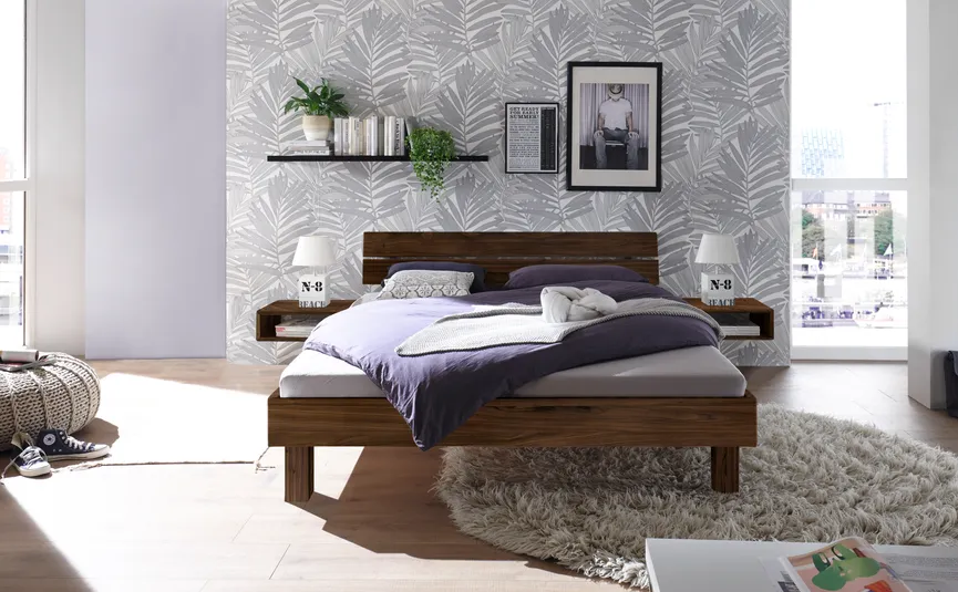 Bett 90x200 cm milieu