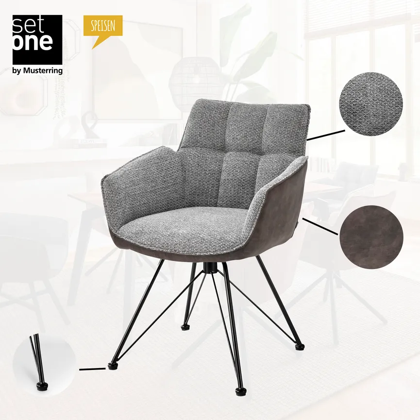 Stuhl BI-Color detail