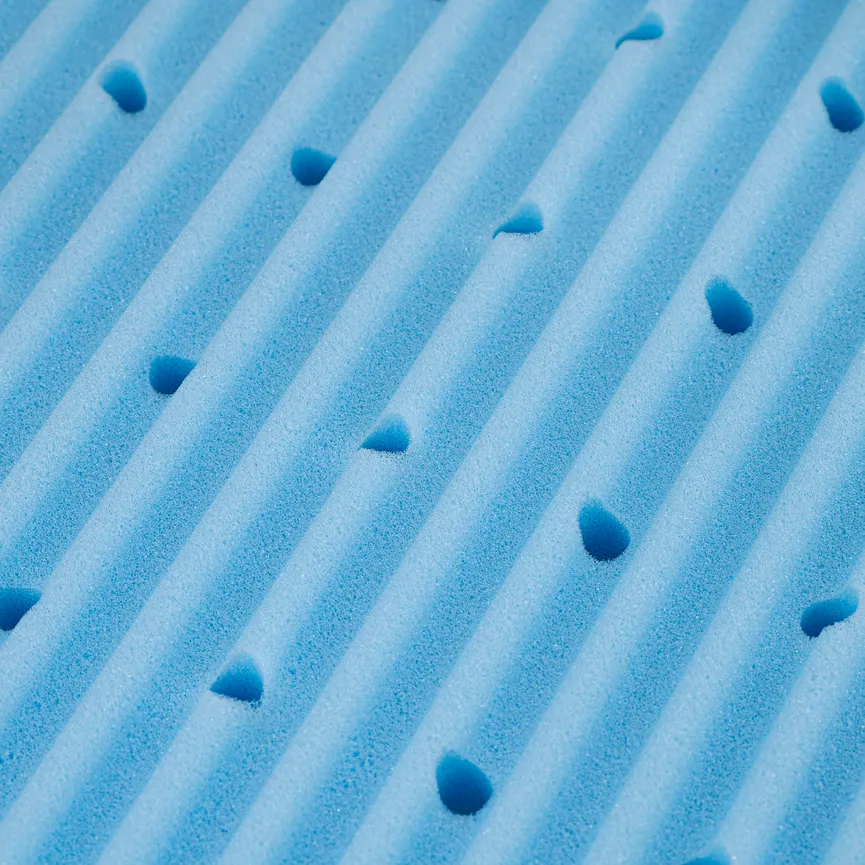 Matratze MediTex Wave blau detail