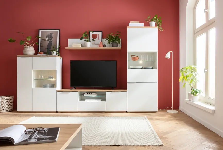 TV-Lowboard 2-trg., milieu