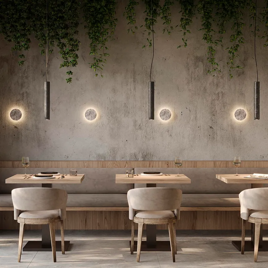 LED-Wandleuchte "Basic Texture milieu