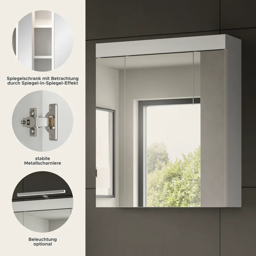 Spiegelschrank detail