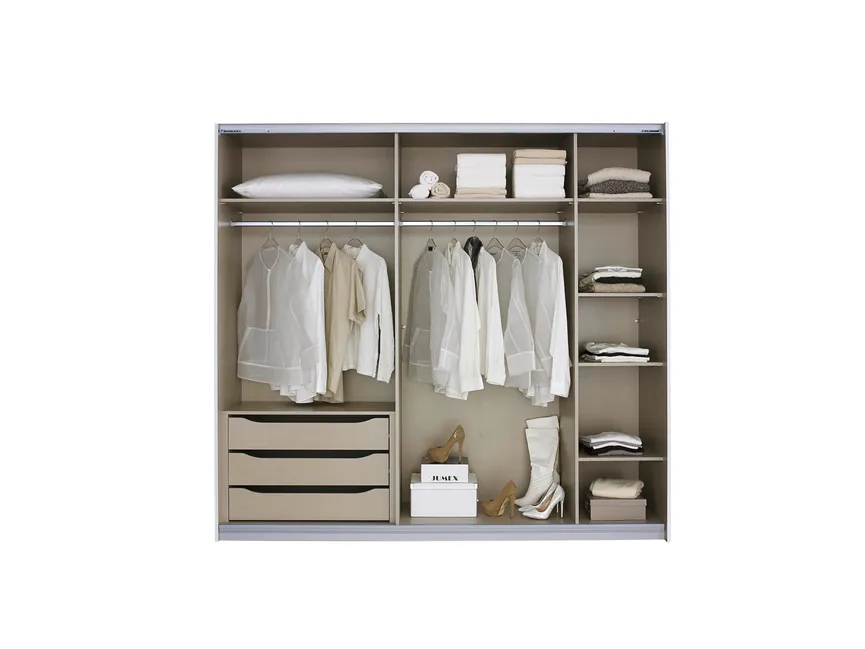 Schwebetürenschrank 2-trg. detail
