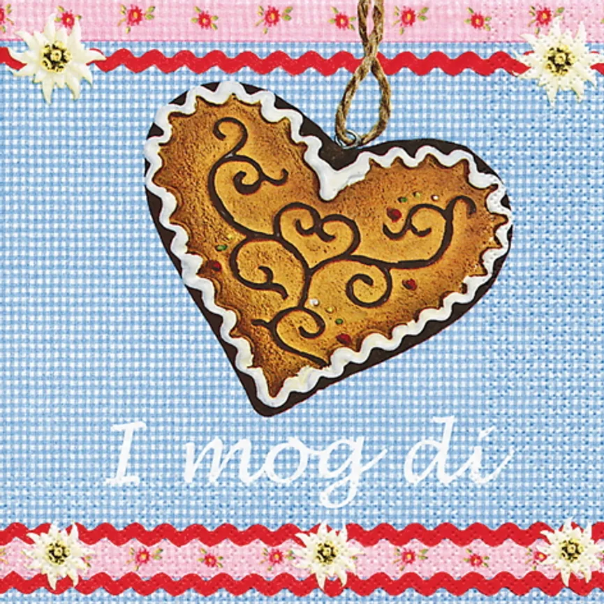 Serviette "I mog di" hauptaufnahme