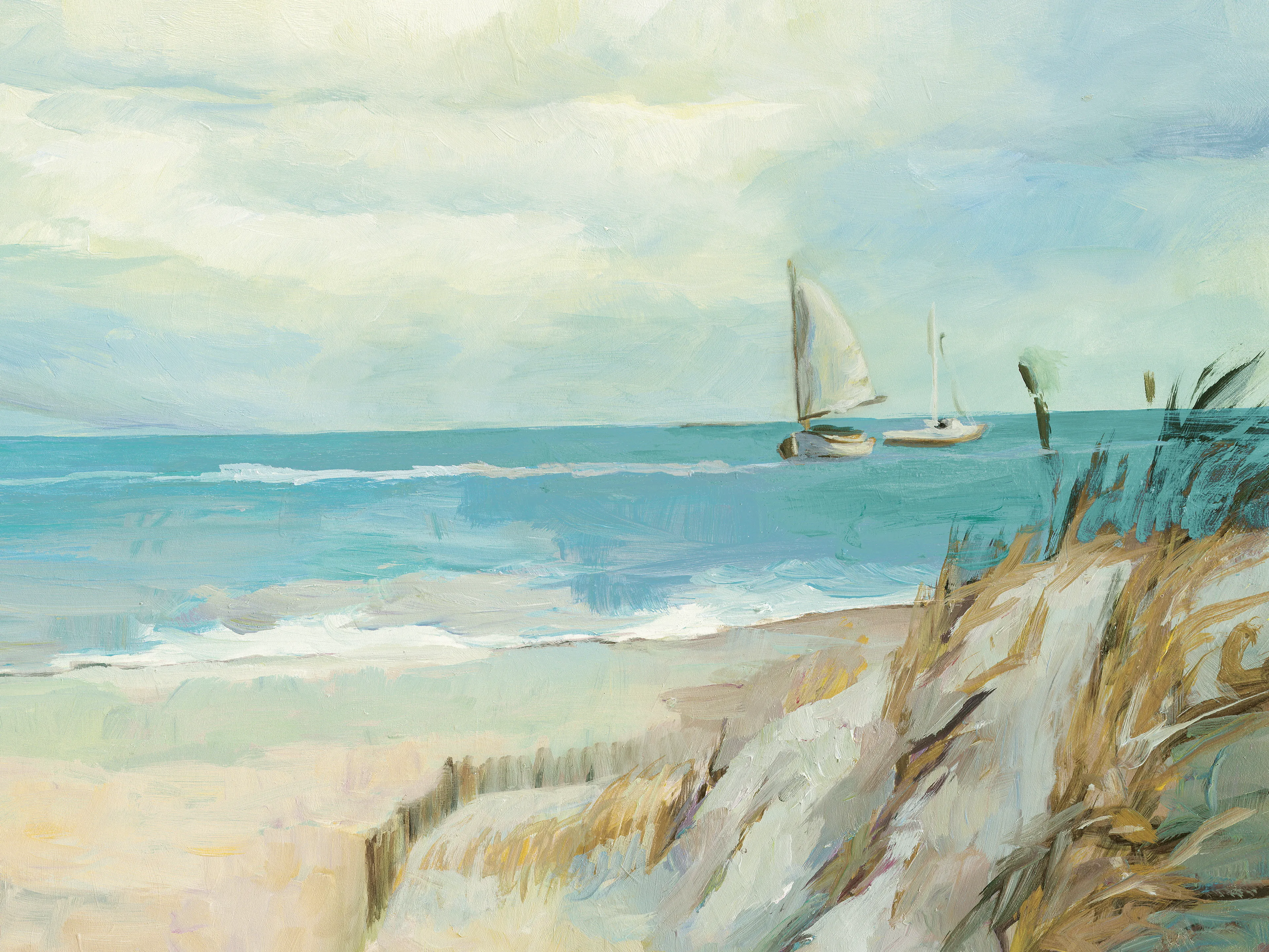 Wandbild 30 x 40 cm Early Morning Sail I