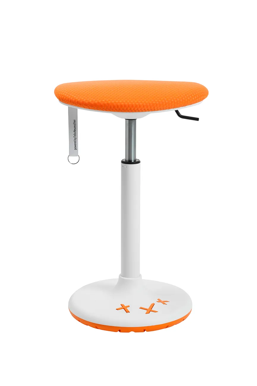 Sitz-/Stehhilfe orange detail