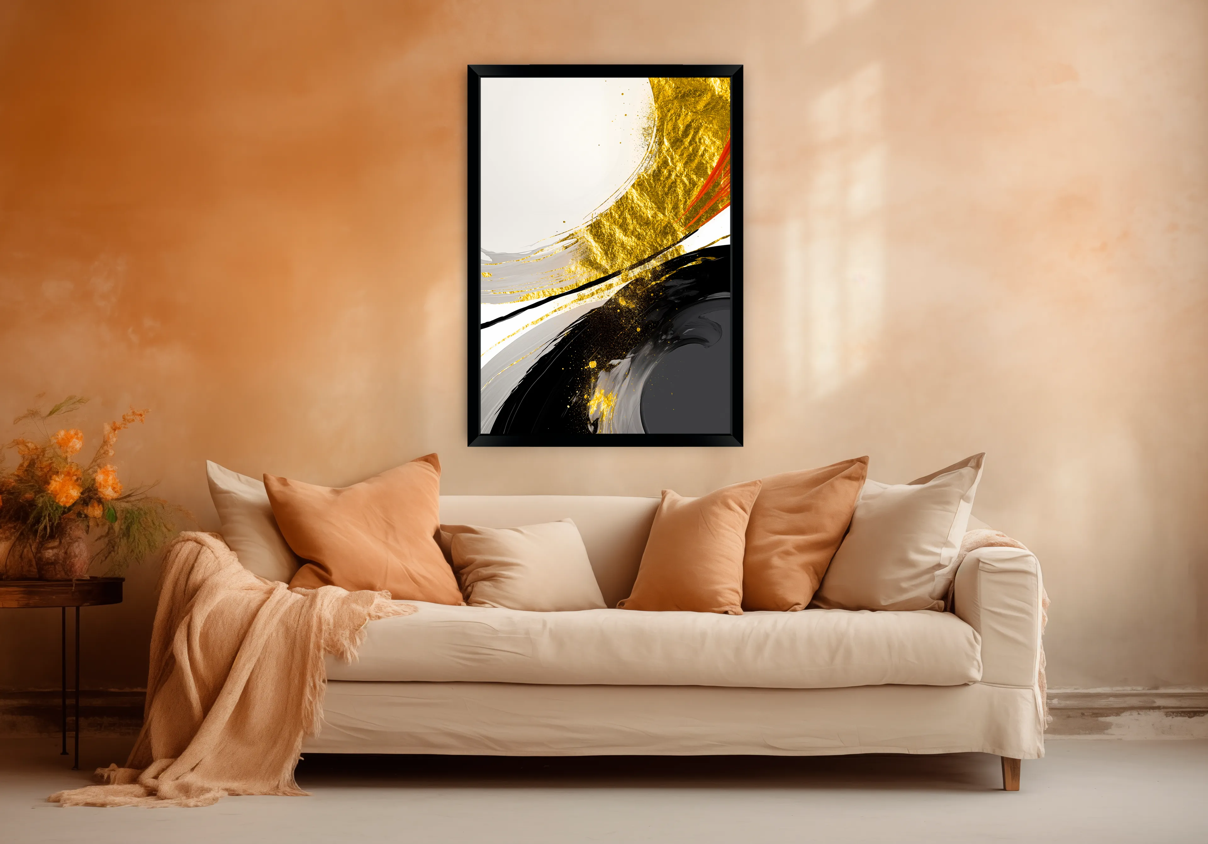 Wandbild 50 x 70 cm Abstraction IV 