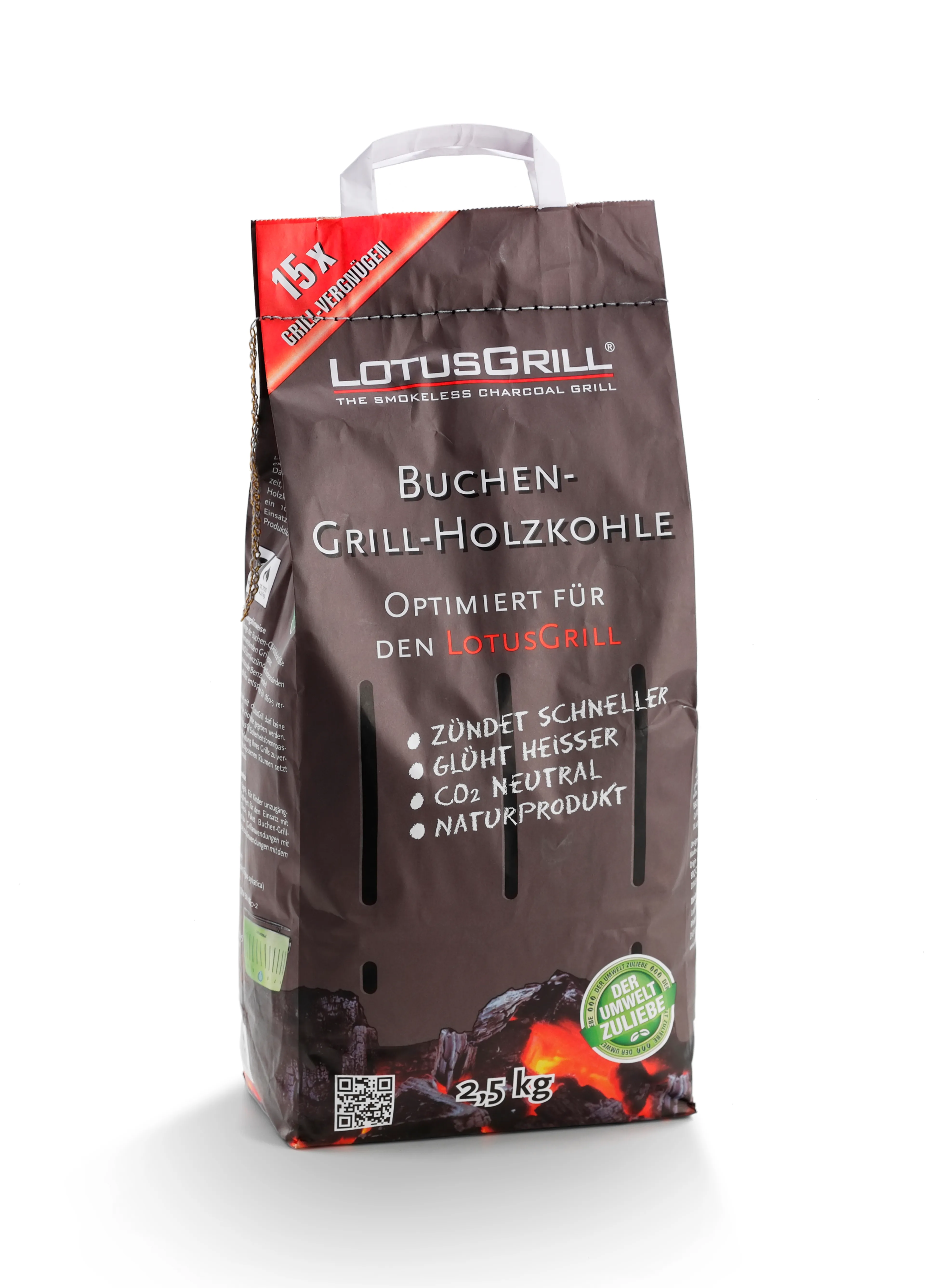 Grillkohle  Buche 2,5 kg 