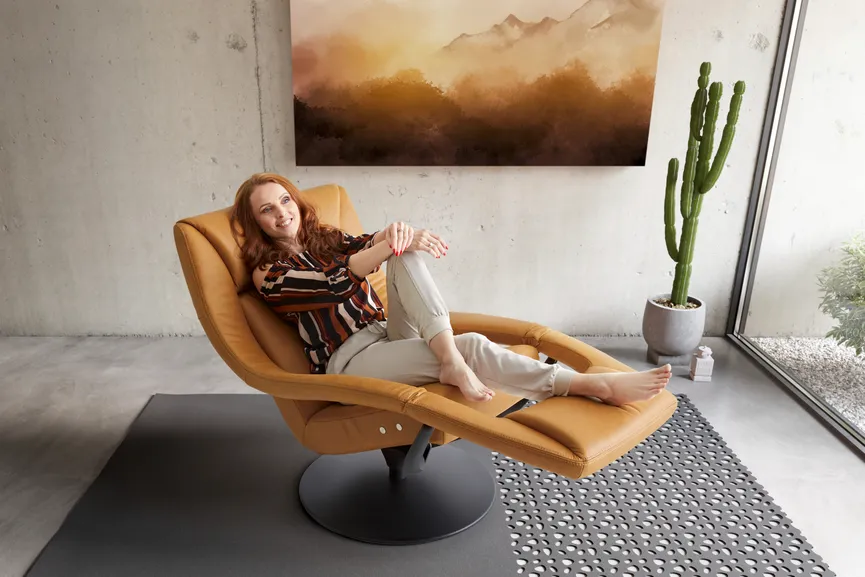 Sessel Yoko-5 DT schwarz detail