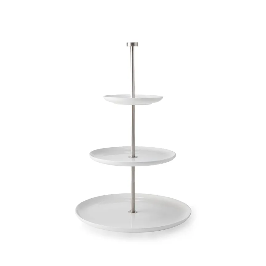 Etagere "Grande" weiß 3-stufig hauptaufnahme