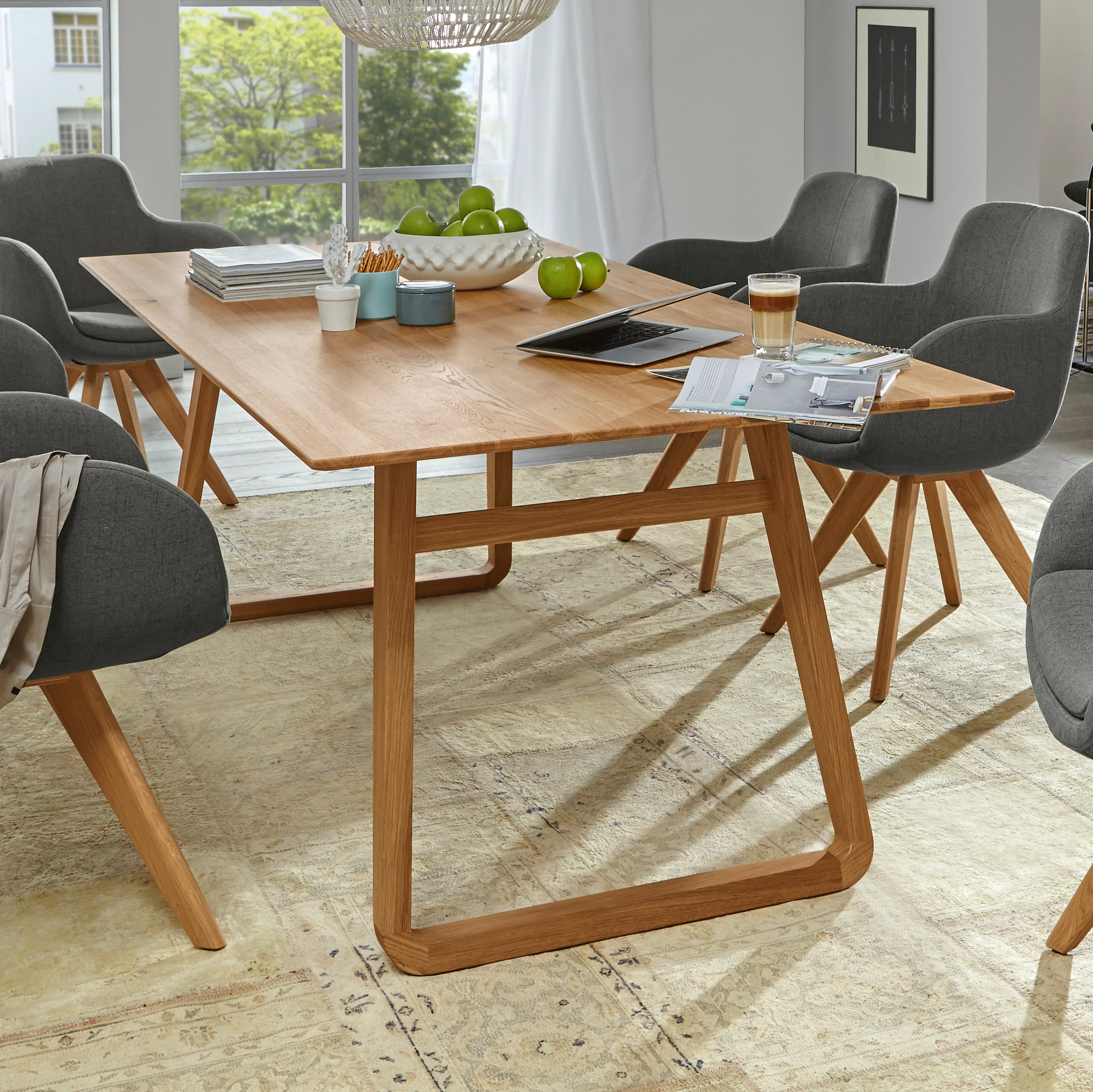 Esstisch mit Auszug Tavia 4063-79 200/300x100cm