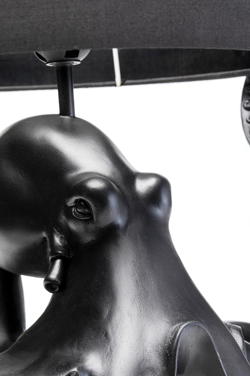 Tischleuchte "Octopus schwarz" detail