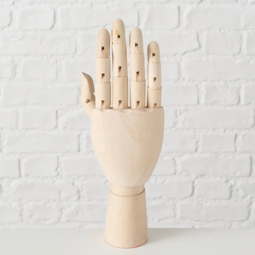 Figur "Hand" natur detail
