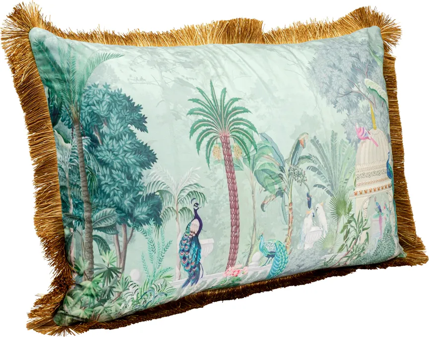 Kissen "Jungle Temple" detail